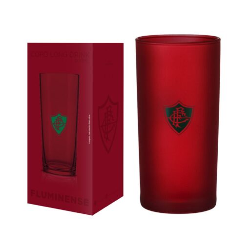 Copo Cylinder Long Drink Fluminense Prime 300ml Allmix - Image 2