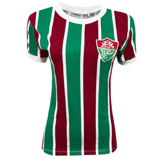 Camisa Feminina Fluminense Feminina 1975 Liga Retrô