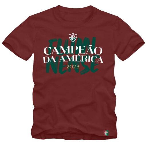 Camisa Masculino Fluminense Campeão Lib 23 Grená Beme
