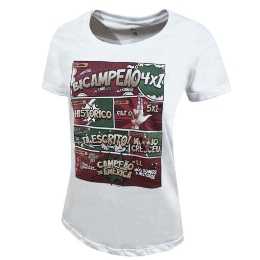 Camisa Feminina Fluminense Feminina Quadrinhos Liga Retrô - Image 2