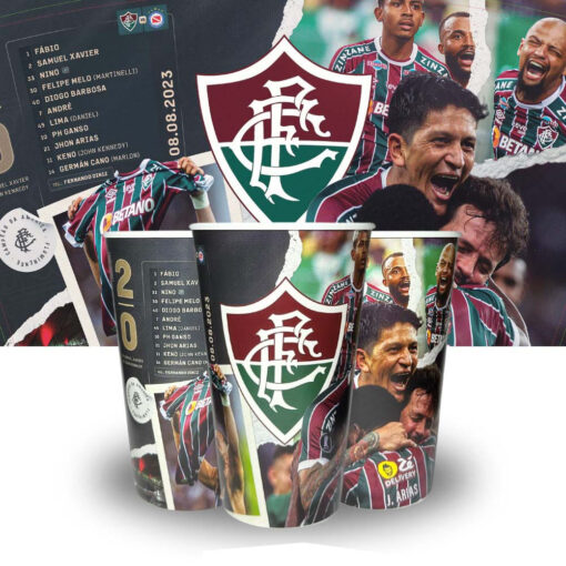 Copo Flu 2 x 0 Arg. Junior Coleção Jogos Liberta 2023 - Image 2