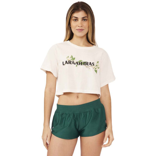 Cropped Feminina Fluminense Laranjeiras Off White Blueman