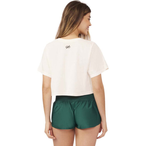 Cropped Feminina Fluminense Laranjeiras Off White Blueman - Image 2