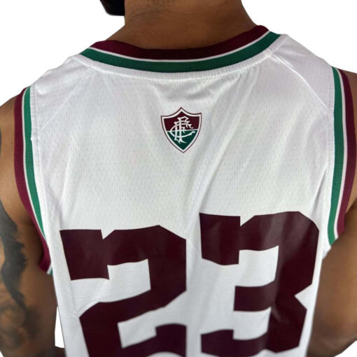 Regata Masculino Fluminense Basquete Branca Beme - Image 4