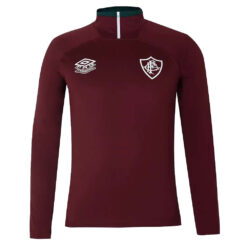 Blusão Fluminense Treino 2025 Grená/Verde Umbro