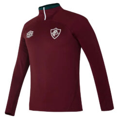 Blusão Fluminense Treino 2025 Grená/Verde Umbro