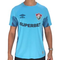 Camisa Fluminense Goleiro 2025 Celeste/Marinho Umbro