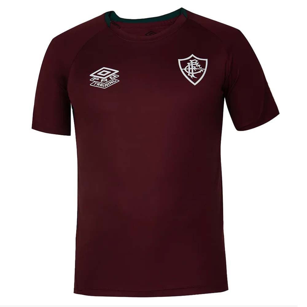 Camisa Fluminense Treino 2025 Grená/Verde Umbro