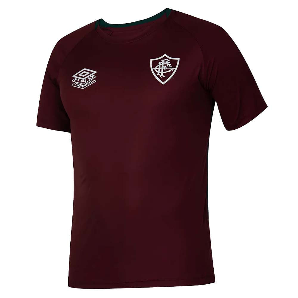 Camisa Fluminense Treino 2025 Grená/Verde Umbro