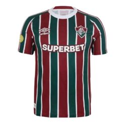 Camisa Fluminense OF1 25 Torc + Patch Part Mundial Fifa 25